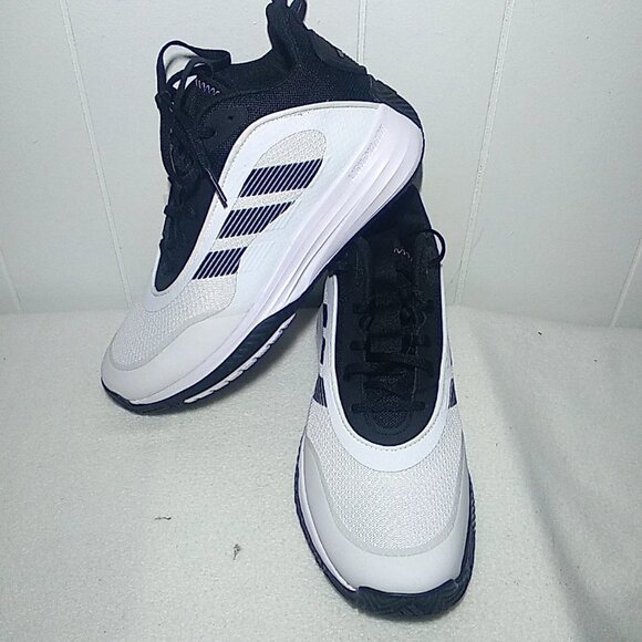 Adidas Own The Game 3.0 Mens 11.5 Cloud White Black Basketball Shoe IF4565 NEW main image 7